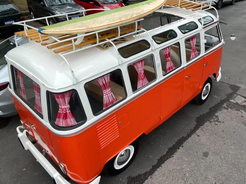 Bus VW T1 split window Samba replica 1974 #2